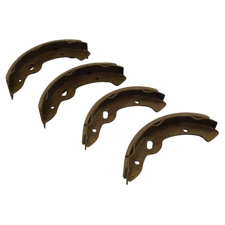Aftermarket New Fits Stens 851-224 Brake Shoes For E-Z-GO 70795-G01 BRR90-0058